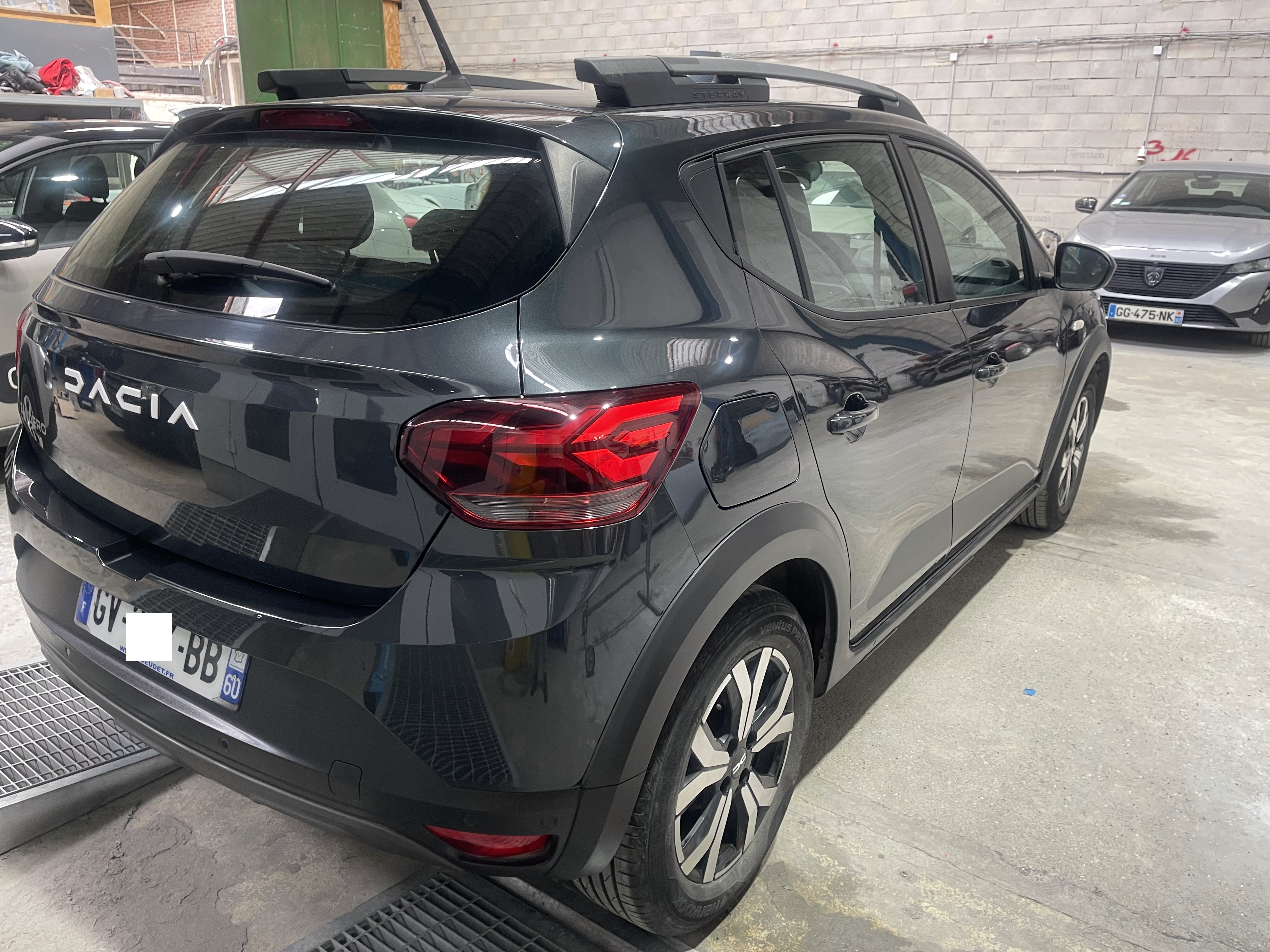 Vandalisme - Dacia Sandero — après intervention