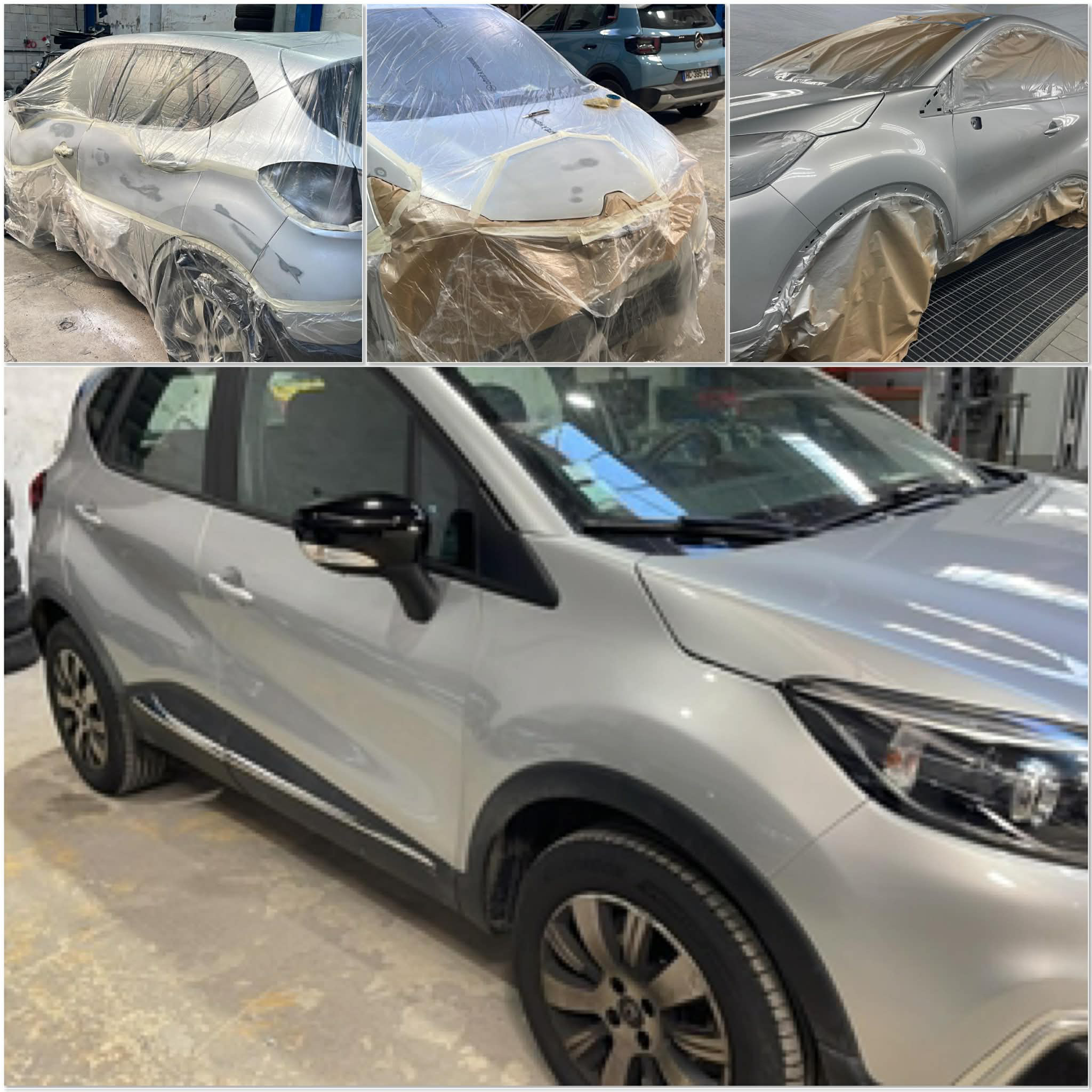 Vandalisme Renault - Capture / Scenic — avant intervention
